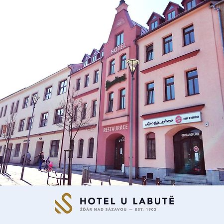 Hotel U Labutě Žďár nad Sázavou Exteriér fotografie